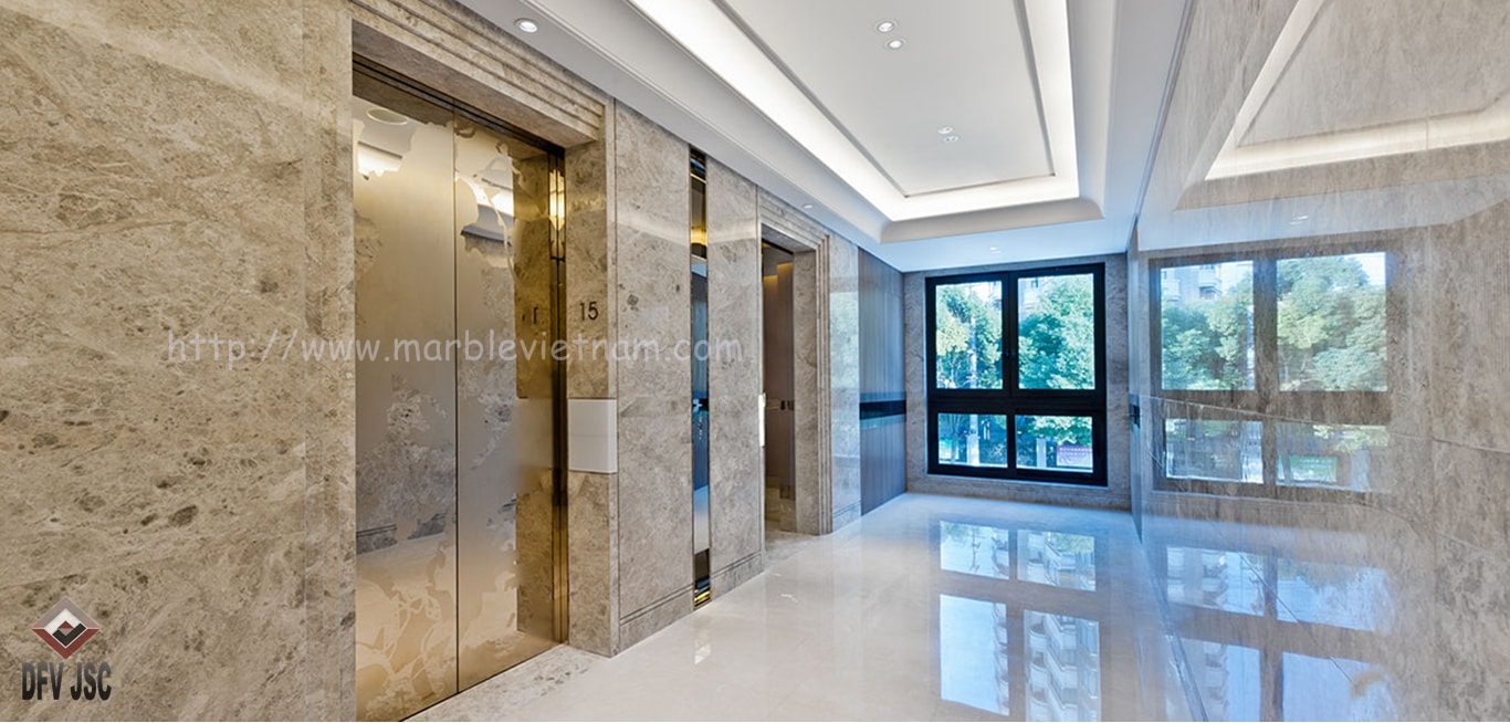 Tường đá cẩm thạch